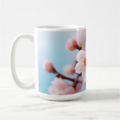 ピンクの花の魔法 コーヒーマグカップ (左)
