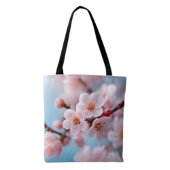 ピンクの花の魔法 トートバッグ
