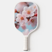 ピンクの花の魔法 ピックルボールラケット (裏面)