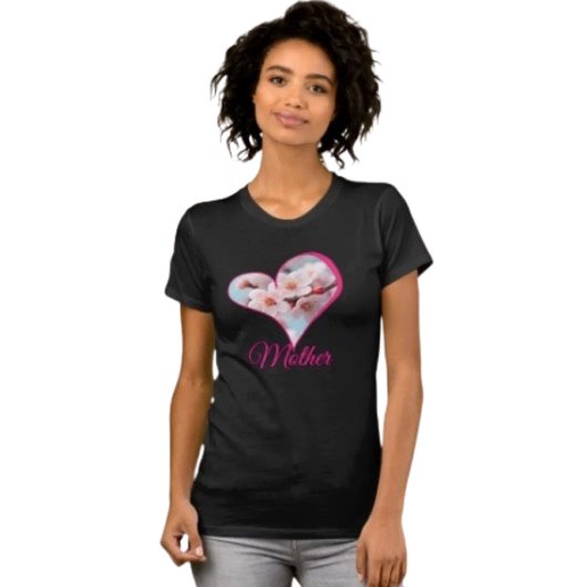 ピンクの花の魔法 Tシャツ