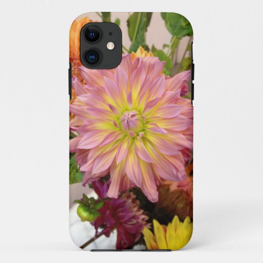 ピンクの花のiphoneケース Case-Mate iPhoneケース (裏面)