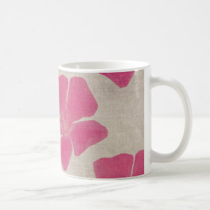 ピンクの花のMugAのかわいらしいピン コーヒーマグカップ