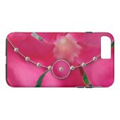 ピンクの花びらと真珠 Case-Mate iPhoneケース (裏面(横))