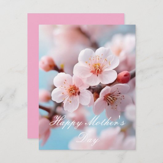 ピンクの花びらの魔法 シーズンカード (正面/裏面)