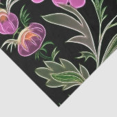 ピンクの花びらアールデコ 薄葉紙 (詳細)