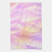 ピンクの花びら キッチンタオル 40×60cm (縦)