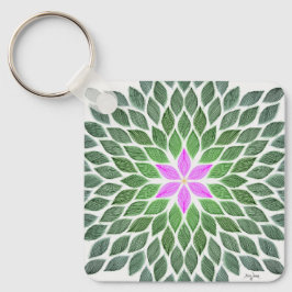 ピンクの花びら キーホルダー