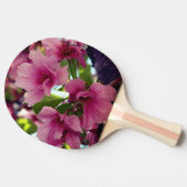 ピンクの花びら フローラル ピンポンパドル (横)