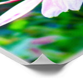 ピンクの花びら ポスター (角)
