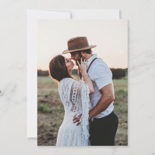 ピンクの花びら 招待状 (裏面)