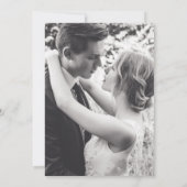 ピンクの花びら 春 初婚 誓い更新パーティー 招待状 (裏面)