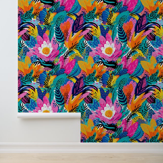 ピンクの花を咲かせる魅力的な庭 壁紙 (アプリケーション)