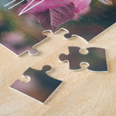 ピンクの花を持つ梅の木の枝 ジグソーパズル (側面)