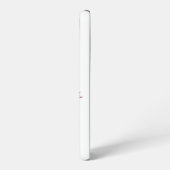 ピンクの花を持つ青と黄色のスケッチ SAMSUNG GALAXYケース (左側面)