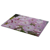 ピンクの花を撮影したPhlox カッティングボード (角)