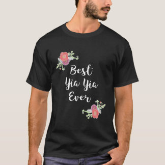 ピンクの花イヤヤ最高のフローライヤイアエバー Tシャツ