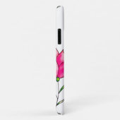 ピンクの花エレガントフローラ名 Case-Mate iPhoneケース (裏面/右)