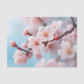 ピンクの花カスケード  薄葉紙 (正面)