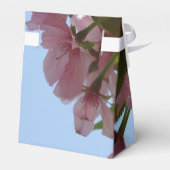 ピンクの花カスタム文字 フェイバーボックス (裏面サイド)