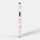 ピンクの花グラデーション iPhoneケース (右側面)