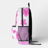 ピンクの花トレンディー花柄for girls 10代の & プリントバックパック (右)
