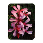 ピンクの花フォトマグネット マグネット (縦)