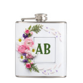 ピンクの花フラスコ フラスク (正面)