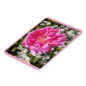 ピンクの花フローラバラバラマザーズ日カード マグネット (左側)