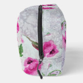 ピンクの花プリントカットソーバッグ ドップキット (右)