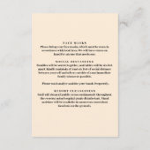 ピンクの花メイスンジャー安全対策 エンクロージャーカード (裏面)