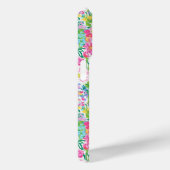 ピンクの花園モノグラム Case-Mate iPhoneケース (裏面 / 右)