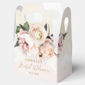 ピンクの花園 ブライダルシャワーのお土産ボックス フェイバーボックス (オープン)