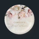 ピンクの花園 ブライダルシャワー ペーパープレート<br><div class="desc">これらのピンクの花園の紙皿で、あなたのブライダルシャワーテーブルに魅力を加えましょう。屋外でのお祝いに最適なこれらのエレガントな皿は、柔らかなブッシュの花をロマンチックな庭園のテーマと融合させ、ゲストが愛するでしょう。</div>
