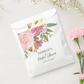 ピンクの花園 春の結婚前お茶会 フェイバーバッグ (封をした状態)