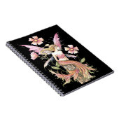 ピンクの花妖精のノート ノートブック (右側)