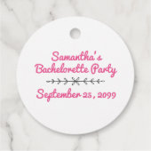 ピンクの花嫁の最後の騎乗 フェイバータグ (裏面)