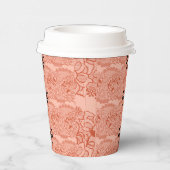 ピンクの花嫁シャワー 紙コップ (右)