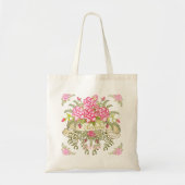 ピンクの花嫁トートバッグ トートバッグ (正面)
