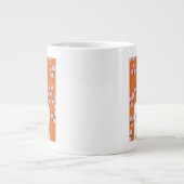 ピンクの花嫁 – オレンジ ジャンボコーヒーマグカップ (正面)
