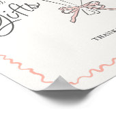 ピンクの花市場新鮮なフローラカードとギフト ポスター (角)