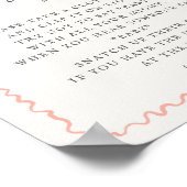 ピンクの花市場新鮮なフローラ言わないベビーゲーム ポスター (角)