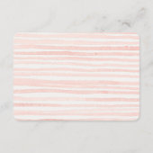 ピンクの花市場新鮮なフローラ詳細インサート エンクロージャーカード (裏面)