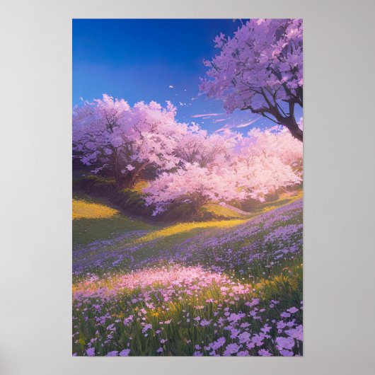 ピンクの花弁パラダイス ポスター (正面)