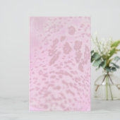 ピンクの花弁文具 便箋 (スタンド正面)
