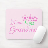 ピンクの花新しいおばあちゃんTシャツ&ギフト マウスパッド (マウス)