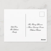 ピンクの花日本のさくらんぼ ポストカード (裏面)