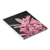 ピンクの花束熱帯性 ノートパッド (アングル)