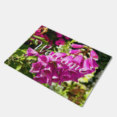 ピンクの花束 ドアマット (アングル)