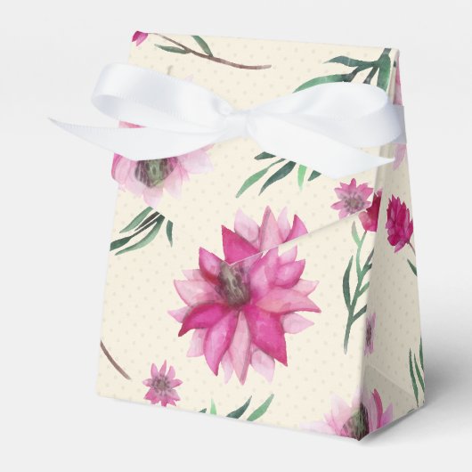 ピンクの花束 フェイバーボックス (正面サイド)