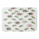 ピンクの花束 ラージ バスマット (正面)